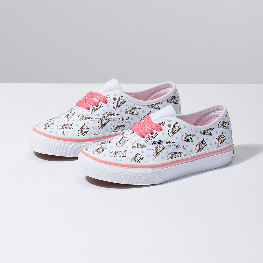 Vans Kiz Çocuk Spor Ayakkabı Unicorn Authentic Beyaz/Pembe | 99761-432